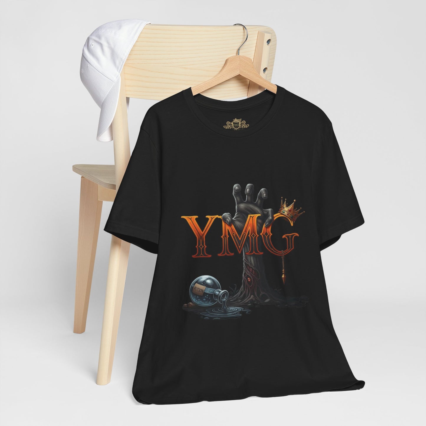 Dark Fantasy Graphic Tee - YMG Design, Unisex Shirt, Casual Wear, Halloween Outfit, Gift for Gamers