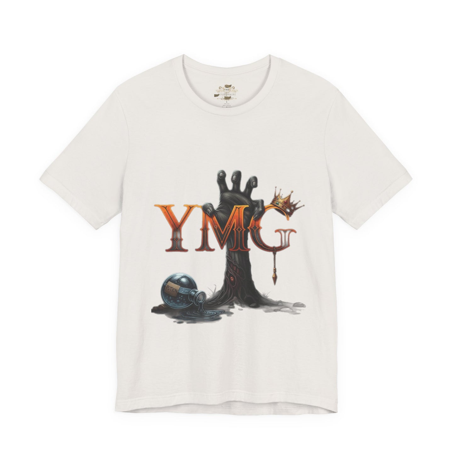 Dark Fantasy Graphic Tee - YMG Design, Unisex Shirt, Casual Wear, Halloween Outfit, Gift for Gamers