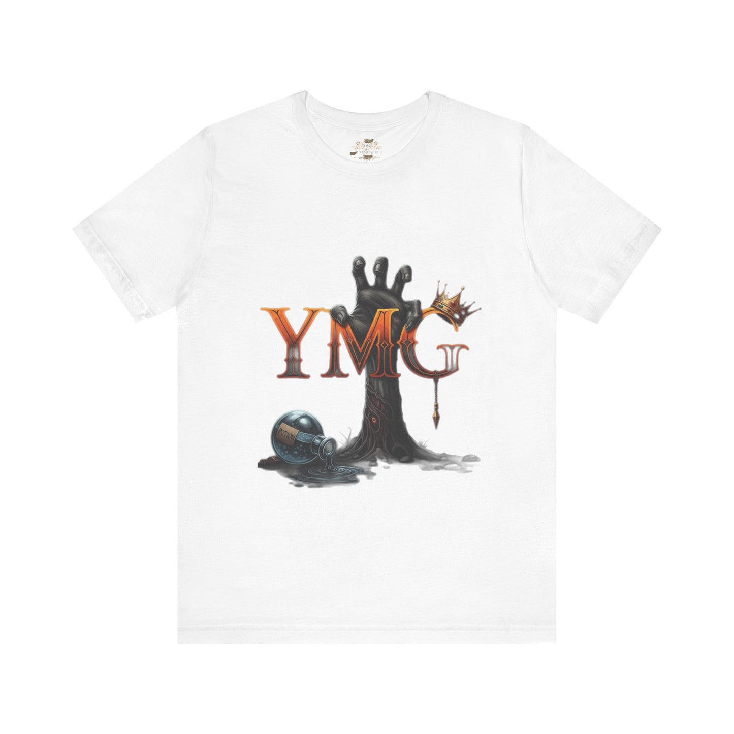 Dark Fantasy Graphic Tee - YMG Design, Unisex Shirt, Casual Wear, Halloween Outfit, Gift for Gamers