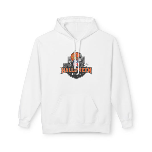 Halloween & Steelers Graphic Unisex Hoodie, Cozy Fall Gear, Football Fan Apparel, Spooky Season Sweatshirt, Perfect for Game Days