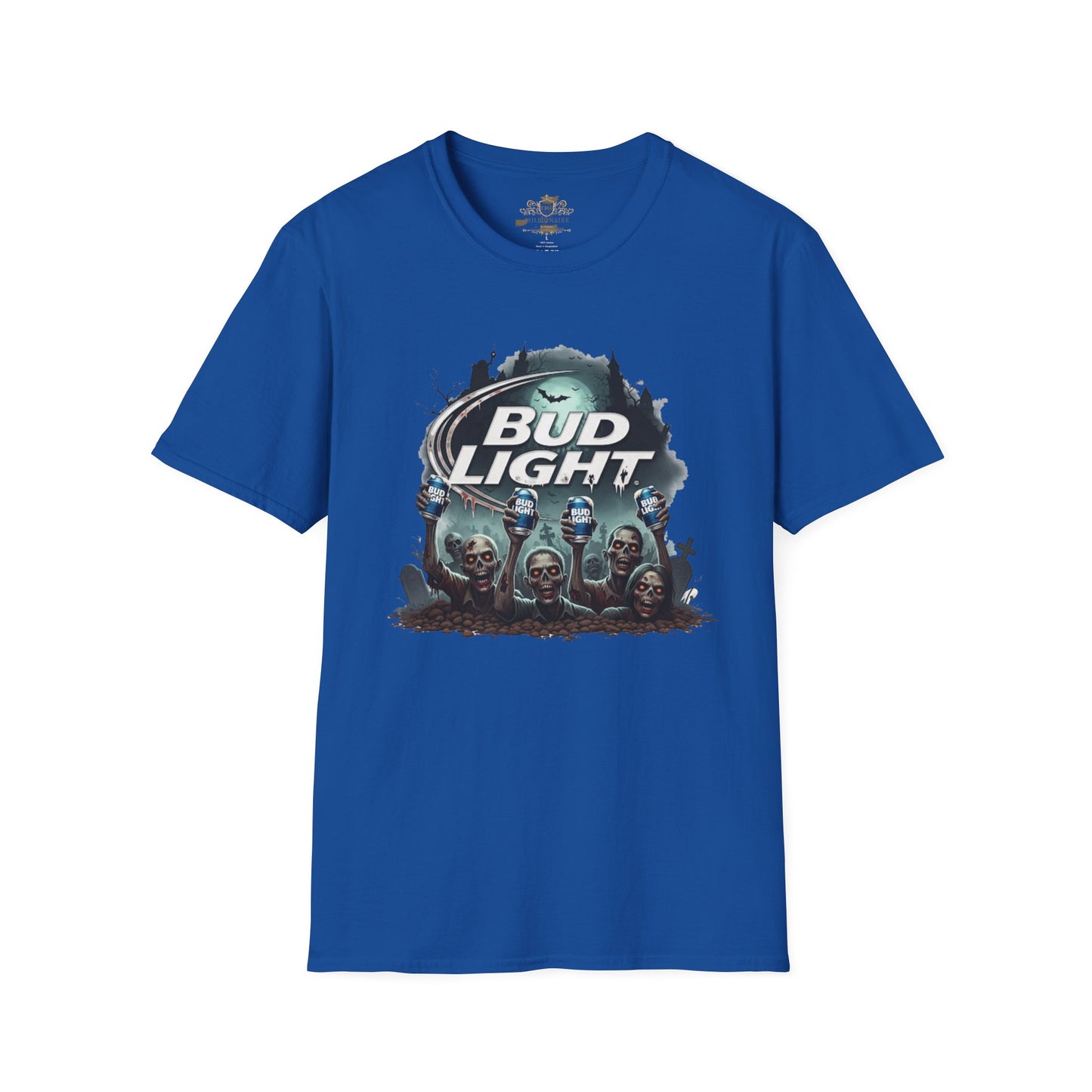 Bud Light Halloween Unisex T-Shirt, Casual Wear, Party Apparel, Gift for Beer Lovers, Halloween Costume