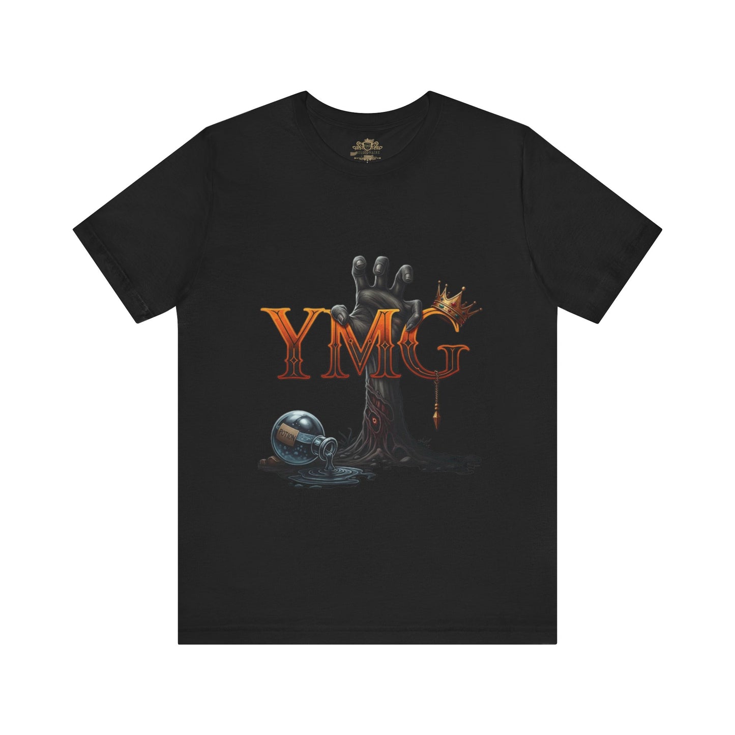 Dark Fantasy Graphic Tee - YMG Design, Unisex Shirt, Casual Wear, Halloween Outfit, Gift for Gamers