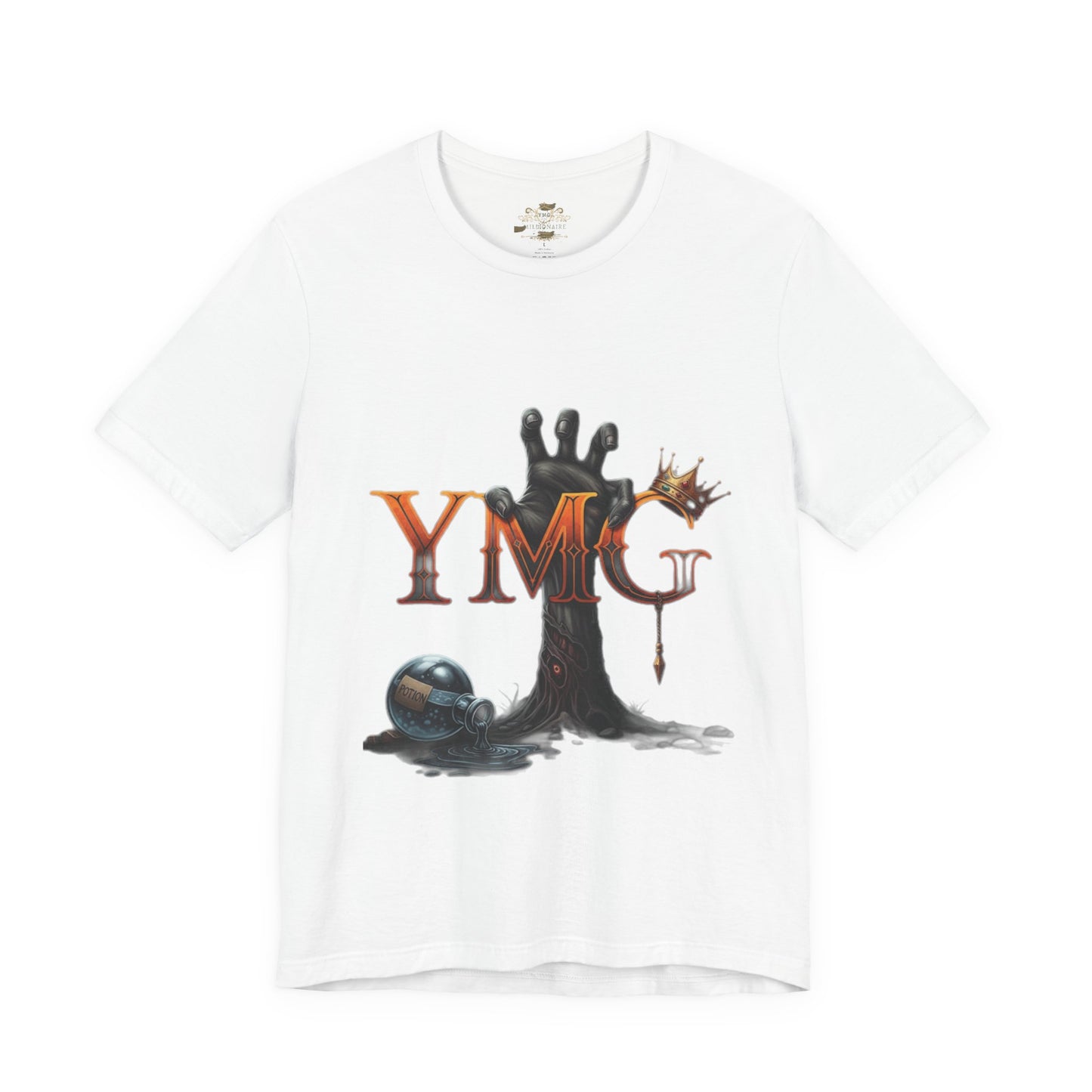 Dark Fantasy Graphic Tee - YMG Design, Unisex Shirt, Casual Wear, Halloween Outfit, Gift for Gamers